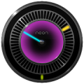 NEW NEON Laser Clock Widget Mod