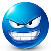 Blue Smileys by Emoji World ™ Mod Apk [Paid for free][Free purchase]