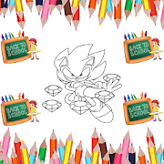 Coloring Book Hedgehog And Shadow Mod Apk