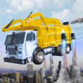 Voador Lixo Despejo Caminhão Mod