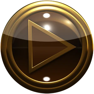 gold brown poweramp skin Mod Apk [Paid for free][Free purchase]