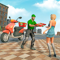 Fast Bike Racing Pizza Delivery Boy :Driving Games icon