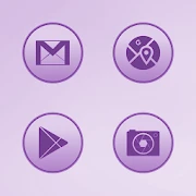 Bubble Gum Violet Icons Mod Apk [Paid for free][Free purchase]