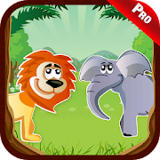 Zoo Animals Sound Kids Games - Name Color Puzzle icon