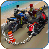 Chained Bike Racing Games: Moto Hero Driving 3D