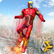 Flying Superhero Real Robot Rescue Mission Mod