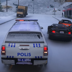 Police Snow City Simulation 3D Mod Apk