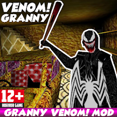 Black Granny Spider Horror MOD Mod