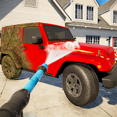 Power Wash Car Clean Simulator Mod Apk v5.2.0(No Ads Free Rewards) Download