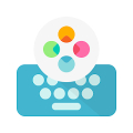 Teclado Fleksy GIF Emoji Temas Mod