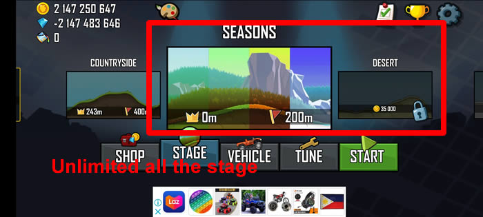 Hill Climb Racing screenshots