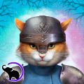 Knight Cats Leaves on the Road icon