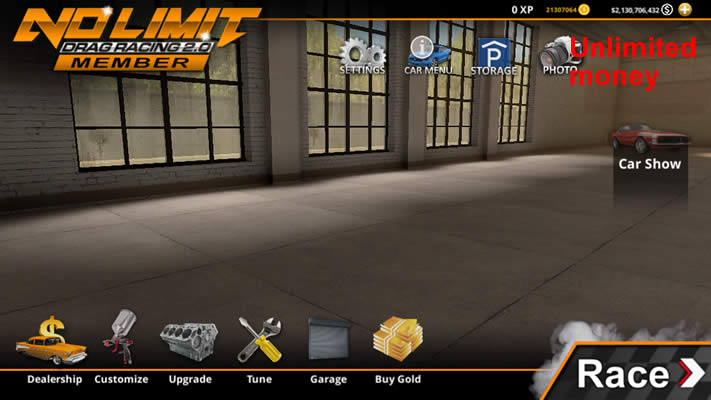 No Limit Drag Racing 2 mod