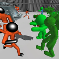 Stickman simulator pertempuran: penjara zombie Mod