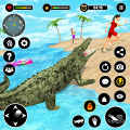 Bravo crocodilo simulador: crocodilo ataque Mod