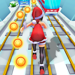Subway Santa Princess Runner Mod
