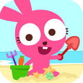 Purple Pink Summer Beach icon