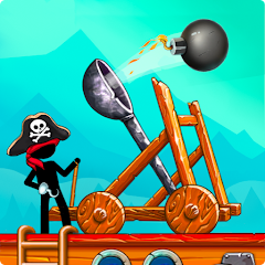 The Catapult: Stickman Pirates Mod