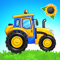 Tractor, car: kids farm games Мод APK