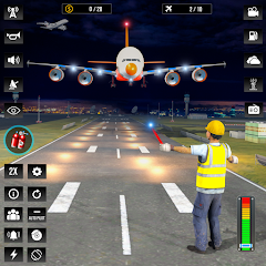 Pilot City Plane Flight Games icon