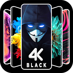Black Wallpaper - 4K Live Dark icon