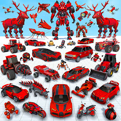 Deer Robot Car Game-Robot Game icon