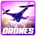 Drones minúsculos - vôo da cidade Mod