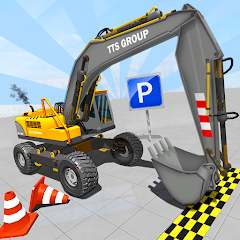 Real Excavator 3D Parking Game Mod