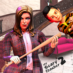 Scare Scary Evil Teacher 3D: P Mod apk download - Scare Scary Evil Teacher  3D: P MOD apk 1.0.2 free for Android.