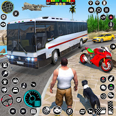 Coach Bus Driving : Bus Games Mod