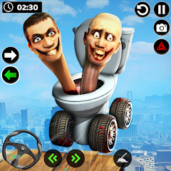 Skibydi Toilet Attack: Car War Mod Apk