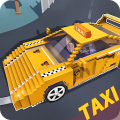 Blocky Taxi Driver: City Rush icon