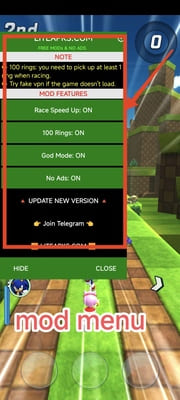 Sonic Forces لعبة معارك الركض مهكر