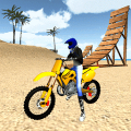 Motocross Playa 3D Saltando Mod