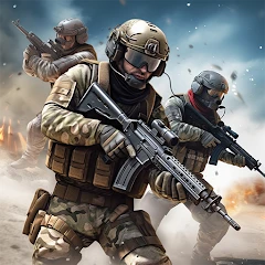 BattleStrike Commando Gun Game Mod Apk [Unlimited money][Unlocked][Mod Menu][God Mode]