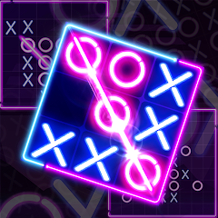 Tic Tac Toe Glow Online Game Mod Apk