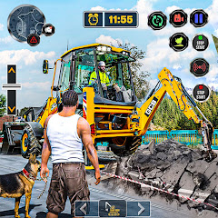 Heavy Excavator JCB Games icon
