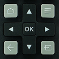 Remote control for TCL TVs Mod