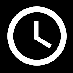 The simplest clock icon