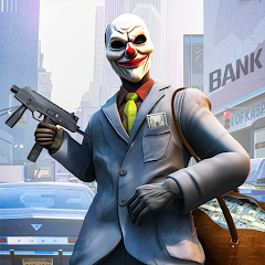 Real Gangster Bank Robber Game icon