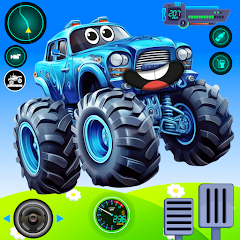 Monster Trucks Stunt Race Game Мод APK