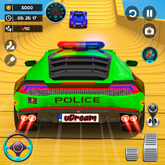 US Police Car Stunt Games 2023 Mod