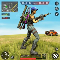 FPS Shooting Offline Gun Games Mod Apk 1.26 [Remove ads][God Mode][Weak enemy]