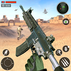 World War, WW2 Shooting Games Mod apk [Remove ads][God Mode][Weak enemy]  download - World War