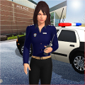 Police Mom Family Mother Life icon