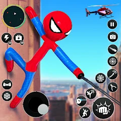 Spider Rope Fight Adventure Mod