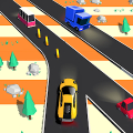 Traffic Car Run 2D : Car games Mod
