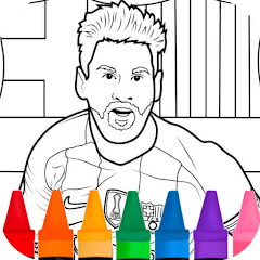 Football Players : Coloring