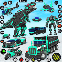 Dino Robot Car Transform Games Mod Apk
