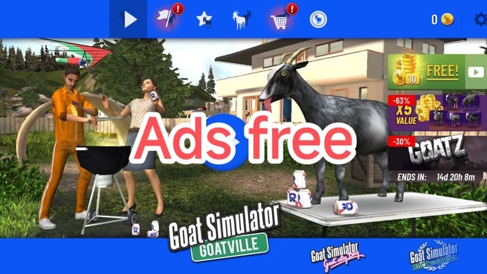 Goat Simulator MOD APK Review And Video Guide for Android Banner
